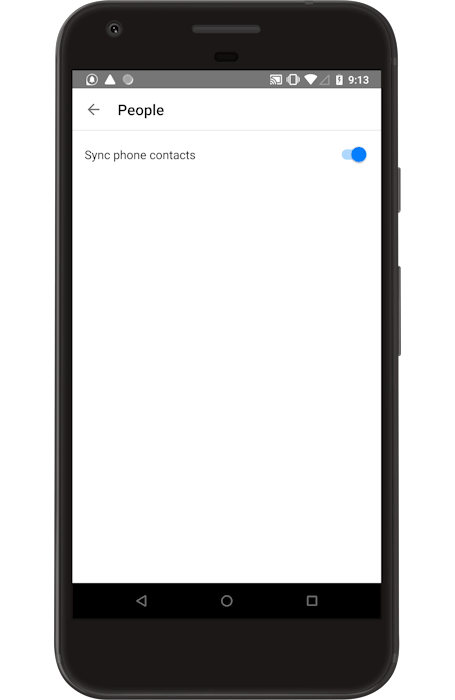 Stop syncing phone contacts in the Facebook Messenger app.