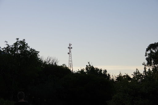 Image of a cell phone tower in the distance